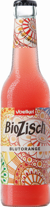 Boisson gazeuse Ă  base d'orange rouge biozisch BIO 330 ml VĂLKEL